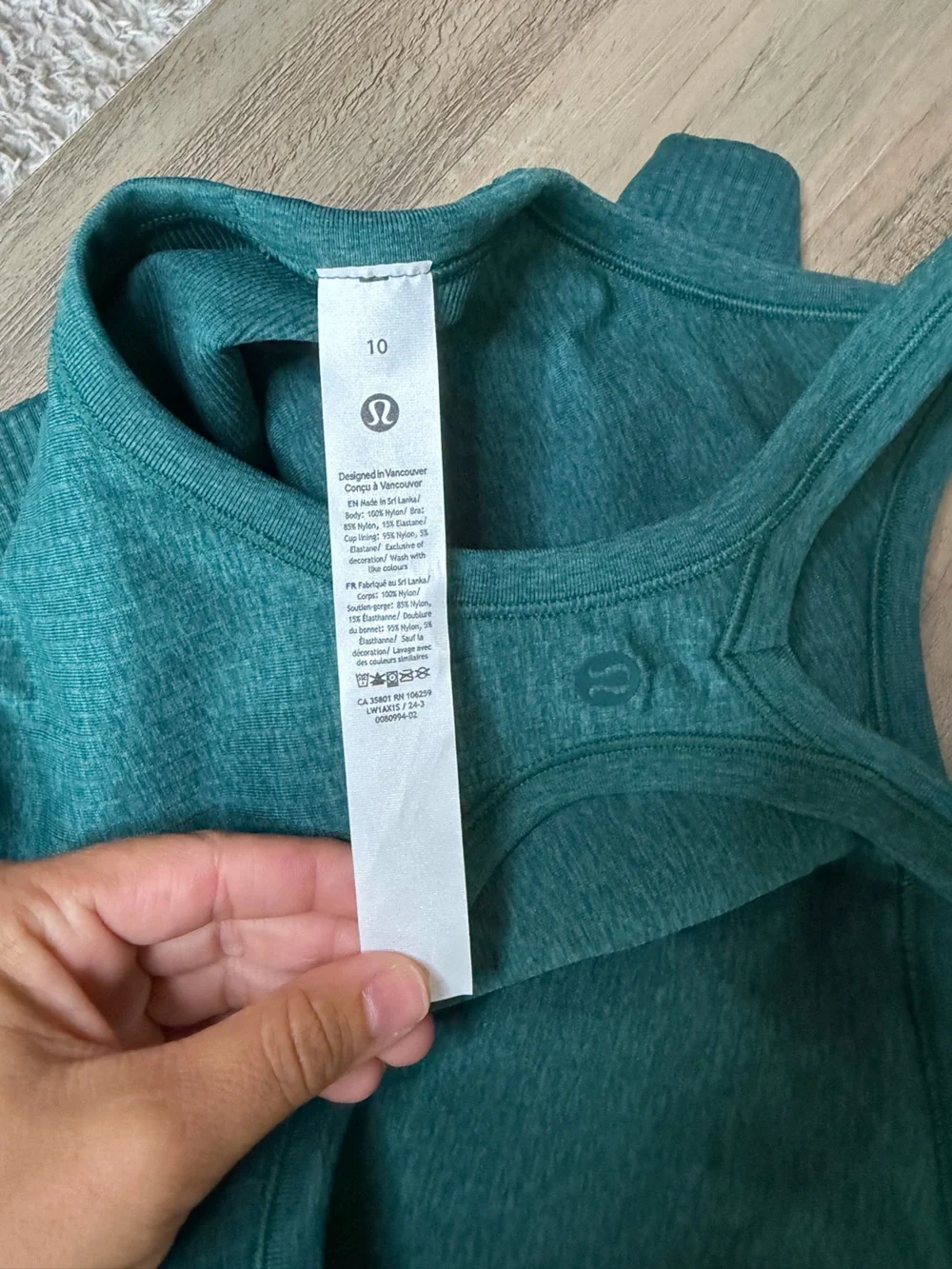 lululemon athletica lightweight racerback